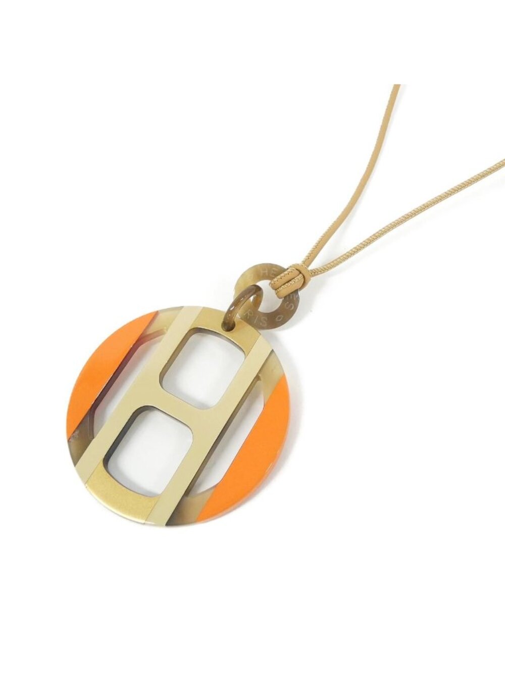 Hermes H Equipe Necklace